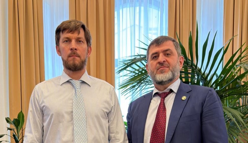 Шарпуди Абдулазизов встретился с Советником Президента РФ; специальным представителем Президента РФ по вопросам климата с Русланом Эдельгериевым